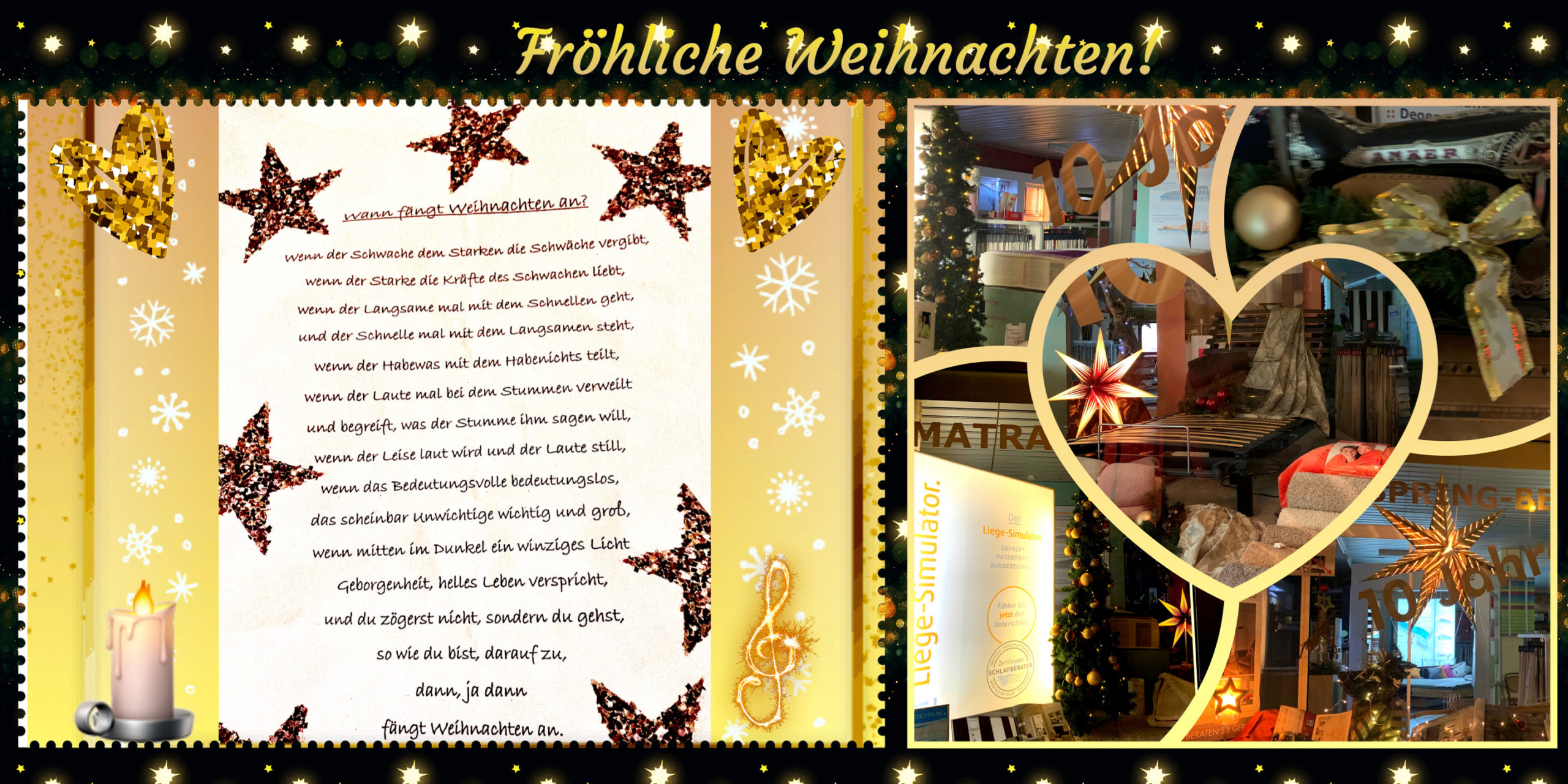 Weihnachten, Das Fest Der Liebe Steht Vor Der Tür ... - Betten Und ...